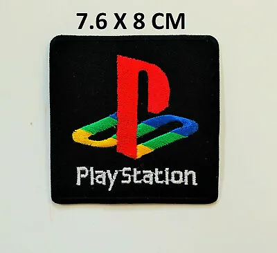 Buy Play Station Logo Gaming Embroidered Sew On Iron On Patch Badge Clothe New #348 • 1.99£