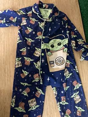 Buy Baby Yoda Pajamas Size 6/7 Boys Mandalorian Star Wars The Child NEW 2 Piece Set • 6.31£