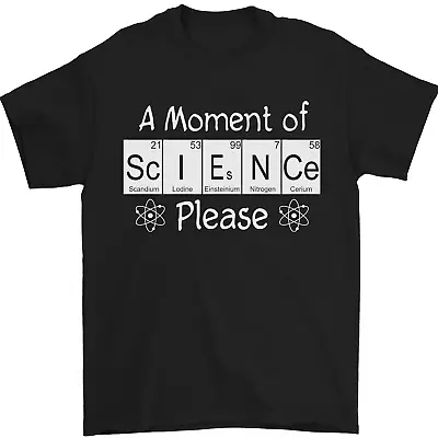 Buy A Moment Of Science Please Funny Geek Mens T-Shirt 100% Cotton • 8.49£