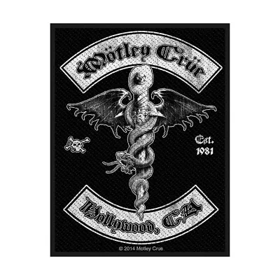 Buy MOTLEY CRUE Patch: HOLLYWOOD CA Est 1981 Dr Feelgood Official Merch Fan Gift £pa • 3.95£