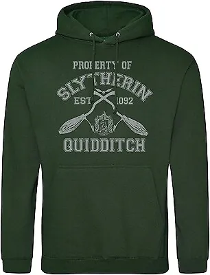 Buy  AWDis Brands - Harry Potter Hoodie - Slytherin House Quidditch Jumper 5-6 Years • 14.99£