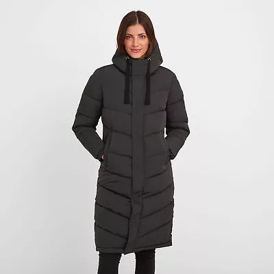 Buy TOG24 Raleigh Womens Extra Long Quilted Ultra Warm Puffer Jacket Winter Outdoors • 90£