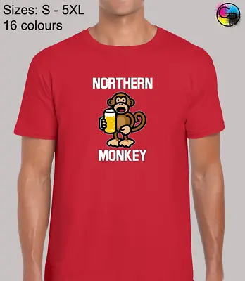Buy Northern Monkey Mens T Shirt Funny Football Fan Gift Present Idea Dad Husband • 7.99£