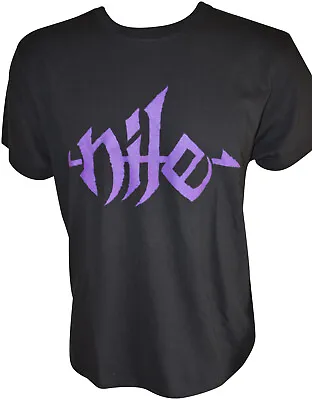 Buy NILE - Logo Purple - Big T-Shirt - Größe Plus Size XXXXXL (5XL) - Oversize • 17.26£