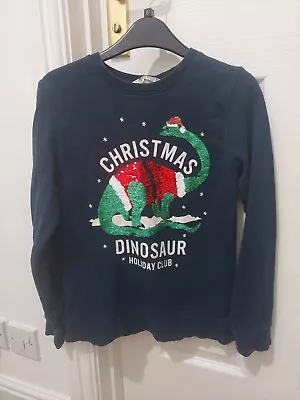 Buy Boys HM Christmas Jumper Size 8-10 Years • 4.80£