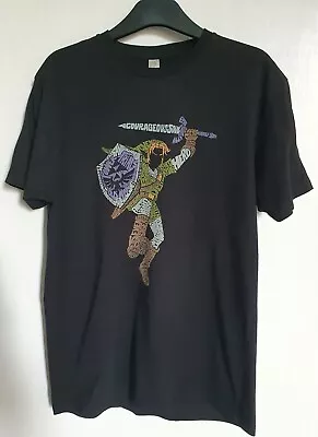 Buy Nintendo Legend  Of Zelda Link Word Typography T-Shirt (Med) By Rock-me Apparel  • 21.49£