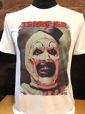 Buy Terrifier Art The Clown T-shirt - Mens & Women's Sizes S-XXL - Cult Horror • 15.99£