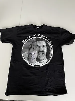 Buy Frank Bello Anthrax Official T Shirt Ex Condition Size L Pre Owned 2013 • 15£