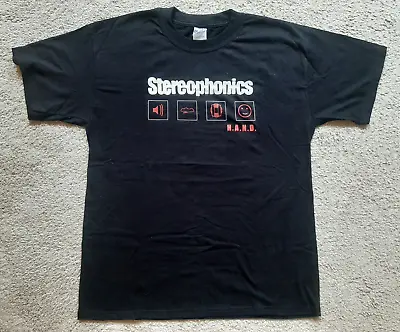 Buy STEREOPHONICS HAND Summer '01 Vintage NEW T Shirt Black L LP Tour Coldplay Oasis • 90£
