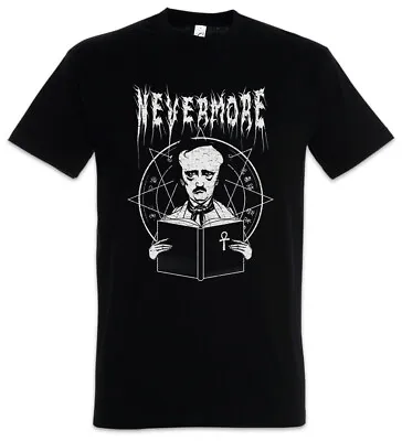 Buy Nevermore T-Shirt Edgar Allan Allen Symbol Poe Raven Horror Autor • 22.79£