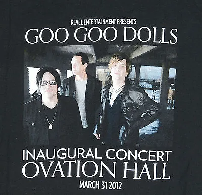 Buy Goo Goo Dolls Concert T Shirt Mens L Revel Casino Inaugural 2012 Atlantic City • 23.69£