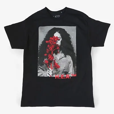 Buy HER H.E.R. T-Shirt I Used To Know Her Roses Official Merch Tee R&B Black L NEW • 17.99£