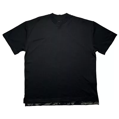 Buy GODS GIFT Men’s Black Oversize Mesh Back T-Shirt Size M • 16.99£