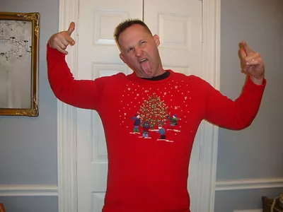 Buy Ugly Tacky Christmas X Mas Kids Ice Skating Tree Pullover Sweater L • 25.26£