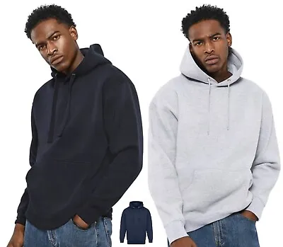 Buy Mens Hoodie Pullover Hooded Sweatshirt Fleece Hoody Heavy Work Big Sizes M-6XL • 14.99£