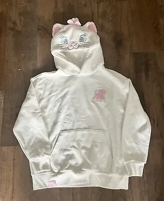 Buy 2023 Disney Parks The Aristocats Marie Pullover Hoodie SMALL New W/o Tag • 90.92£