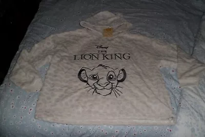 Buy Gorgeous Disney Soft Taupe The Lion King Pj Hoody Size 2xl (20-22)**bnwt**new** • 17.99£