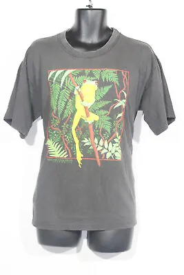 Buy Vintage Red-Eyed Tree Frog T-Shirt Large Grey Single Stitch Australia Mens • 22.99£