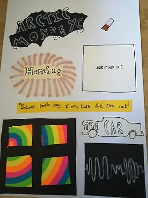 Buy Homemade Arctic Monkeys Poster Art A4 - Handmade Merch  • 5£