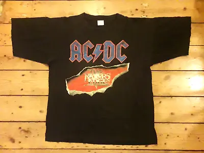 Buy AC/DC The Razor's Edge Vintage 1990s T Shirt Iron Maiden Metal LP Tour Motorhead • 118.80£