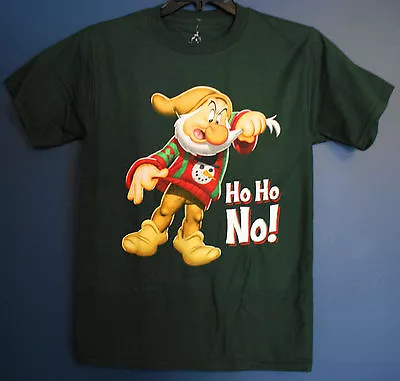Buy New Disney Parks GRUMPY Christmas Sweater Ho Ho No T-Shirt Mens Small S • 32.29£