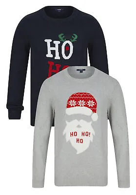 Buy Mens Christmas Ho Ho Ho Santa Xmas Festive Holiday Jumper Sweater • 11.01£