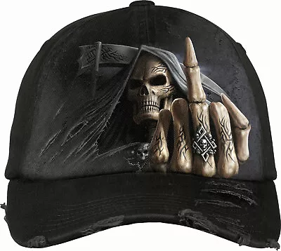 Buy Spiral Direct BONE FINGER Baseball Cap/Hat/Skulls/Tribal/Tattoo/Goth Cap/Dark • 24.99£