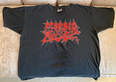 Buy Vintage Morbid Angel Scream Forth Blasphemies Shirt XL Obituary Death Carcass • 535.65£