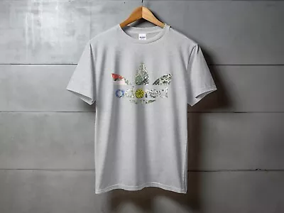 Buy Adored Camo Logo T Shirt - Stone Roses Mens High Quality Print Indie Brit Pop • 14.99£