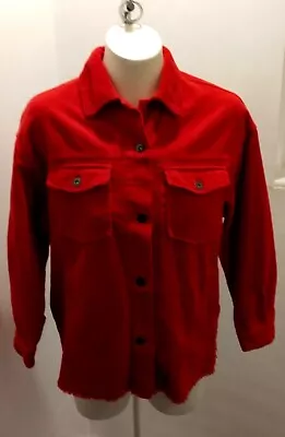 Buy Zara Red Corduroy Ladies Jacket  Size 14? • 4£