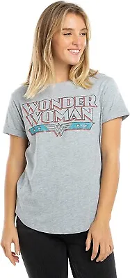 Buy New DC Comics Wonder Woman Ladies Oversized T Shirt Grey LARGE  (UK 12)  BNWT • 2.99£