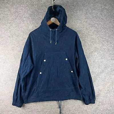 Buy Pretty Green Jacket Mens Large Blue Corduroy Parka Smock Mods Oasis Casual • 35.99£