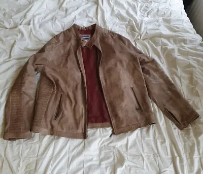 Buy Bombers Fashion Leather Soft Light Brown Biker Bomber Jacket XL Mint Condition.  • 74.99£