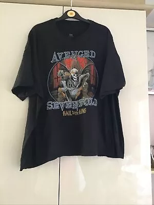 Buy Avenged Sevenfold T-Shirt Deadly Rule Band Black Official • 8£