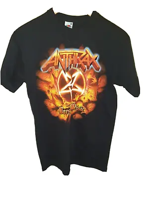 Buy Anthrax Worship Music World Tour T Shirt Size Small Thrash Big 4 • 14.99£