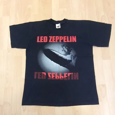Buy Vintage 2001 Led Zeppelin Classic Rock Band T Shirt - Size Large • 25£