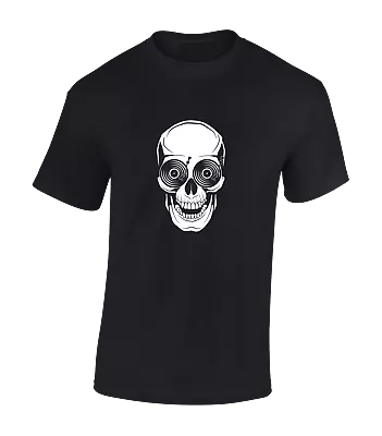 Buy Skull Turntable Mens T Shirt Cool Dj Skeleton Music Fan Design Top New • 7.99£