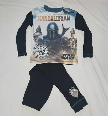 Buy Boys Age 5-6 Star Wars The Mandalorian Pyjamas Bounty Hunter  • 6.99£