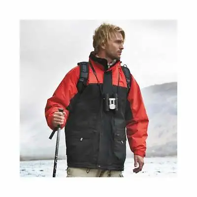 Buy Result Mens Multi-function Winter Jacket - Medium Black/Red - FREE P&P • 19.99£