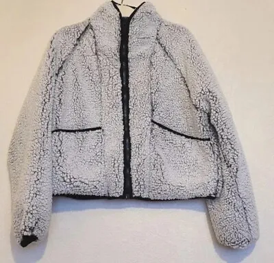 Buy H&M Grey Teddy Zip Up Fleece Jacket  Size S  • 5.95£