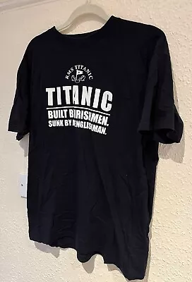Buy Titanic T-Shirt Black UK Size L • 10£