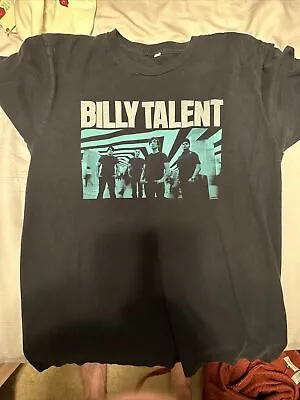 Buy Billy Talent Dead Silence Canadian Tour 2013 T Shirt Large Black • 8.50£