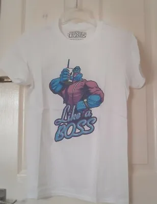 Buy League Of Legends Like A Boss T-Shirt In White Size Small Mens /Teenage Boys • 10£
