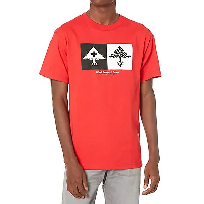 Buy LRG Men's Double Up Tree Red Short Sleeve T Shirt Clothing Apparel Skateboard • 21.58£