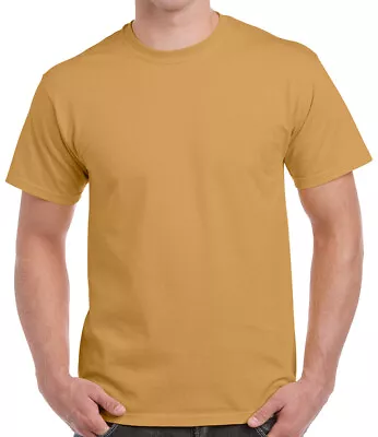 Buy GILDAN Heavy Cotton Men T Shirt Classic Fit Soft Plain Casual Tee Shirt S-5XL • 5.97£