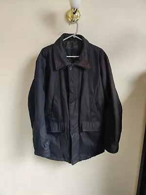 Buy FERAUD FIELD JACKET COAT Mens XL Black Quilted Double Collar RRP £480 • 19.99£