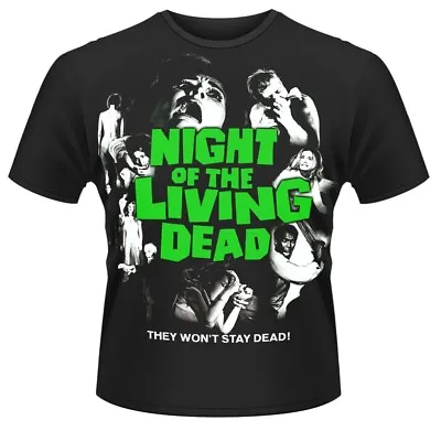 Buy Night Of The Living Dead Classic Vintage Poster T-Shirt - OFFICIAL • 13.49£