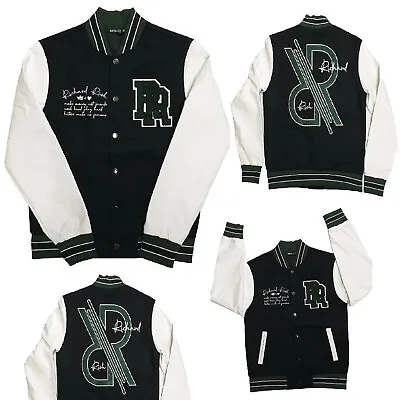 Buy Mens Baseball Jacket Men Varsity Bomber Coats College Sport Jackets Pocket S-XXL • 44.99£