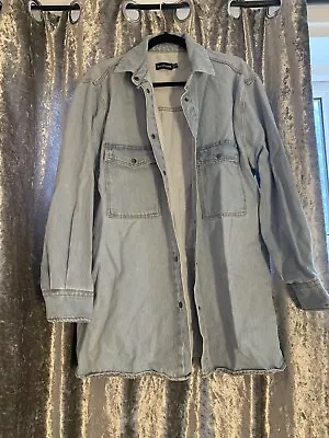 Buy Oversized Denim Shacket Jacket 100% Cotton • 12£