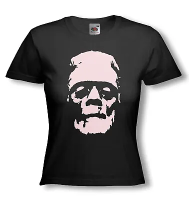 Buy Frankensteins Monster T-shirt - Boris Karloff - VINTAGE HORROR - Ladyfit T-shirt • 15.99£